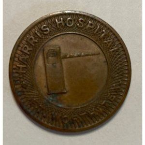 Automobile Car Parking Token Vintage Parking Coin From Harris Hospital